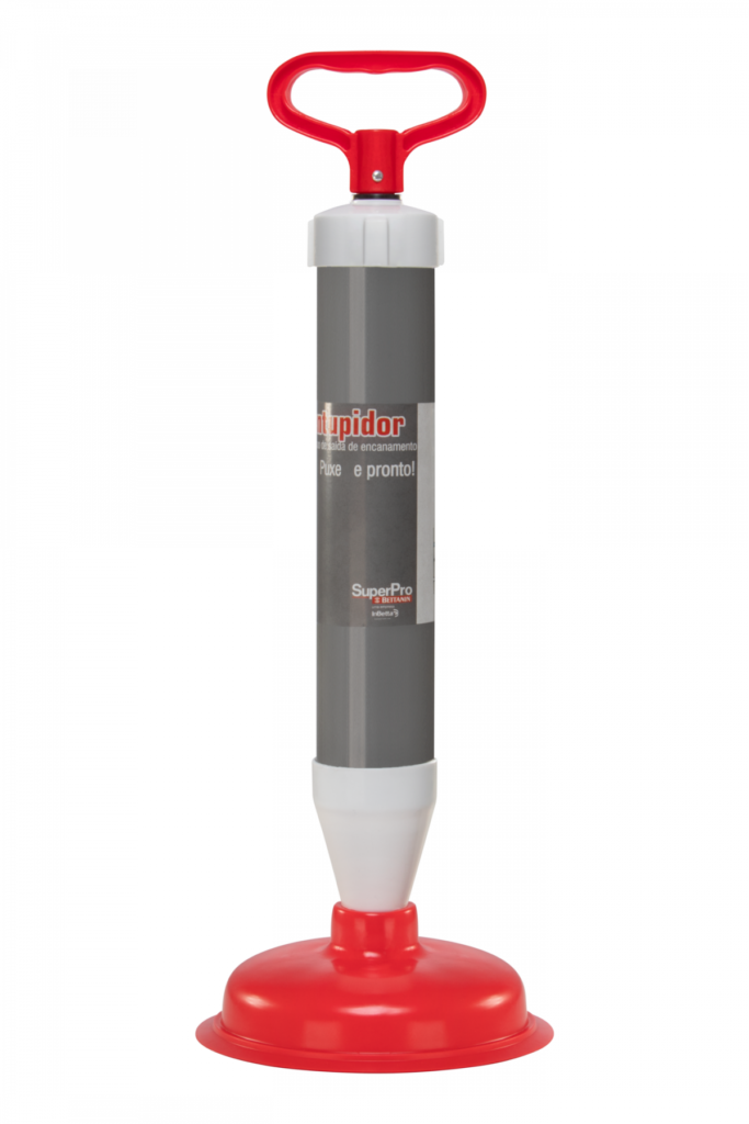SuperPro Portugal | SuperPro Portugal SuperPro Portugal DESENTUPIDOR A VACUO PLASTICO DESENTUPIDOR A VACUO PLASTICO DESENTUPIDOR A VACUO PLASTICO Desentupidor a vacuo para ralos. Confeccionado em plástico, na cor cinza, possui duas ponteiras de borracha: uma grande, no tamanho de 16cm x 7,5cm cor vermelha, e outra pequena, no tamanho de 7cm x 3,5cm cor preta. Embalado em caixas contendo 12 unidades. FICHA TÉCNICA Medidas 43x Ø 16cm Medidas da Caixa 55x55x28cm Código de Barras 7898509284068 Quantidade cx. c/12 unid. Código de Barras da Caixa 17898509284065 Peso Liquido 0.42 Peso Bruto 0.54 Classificação Fiscal 96039000 Volume 84700 Composição Material sintético, pigmento e borracha | 170 Desentupidor de vácuo cinzento com duas ponteiras de borracha SuperPro Bettanin, referência SP8500