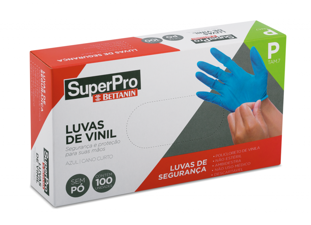 SuperPro Portugal | SuperPro Portugal SuperPro Portugal LUVA VINIL DESCARTAVEL AZUL CPO 1X100X10 P LUVA VINIL DESCARTAVEL AZUL CPO 1X100X10 P LUVA VINIL DESCARTAVEL AZUL CPO 1X100X10 P | 167 Par de luvas descartáveis de vinil azul SuperPro Bettanin, referência 13007AZ/P