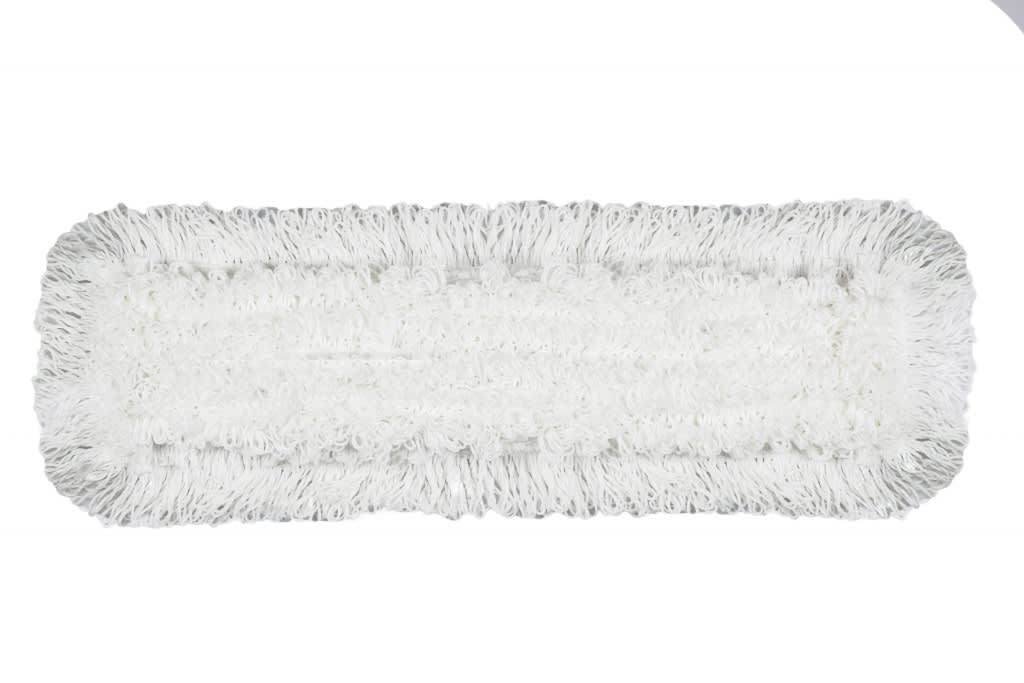 SuperPro Portugal | SuperPro Portugal SuperPro Portugal Mop Nylon para Cera Mop Nylon para Cera Mop Nylon para Cera Dimensões produto 65 X 16,5cm Código de Barras 7898509283702 Quantidade 12 Peso Liquido 4,09KG Peso Bruto 4,10KG Classificação Fiscal 96039000 Volume 0,028 Composição 100% NYLON Indicação de Uso O mop cera Nylon é e ficaz para aplicação de cera em grandes ambientes, graças ao seu tamanho que abrange uma área maior do piso. É resistente a produtos químicos e mais eficaz de lavar. Recomendados para pisos secos e úmidos. | 119 Recarga de mopa de nylon branca para aplicação de cera SuperPro Bettanin, referência SP9115P