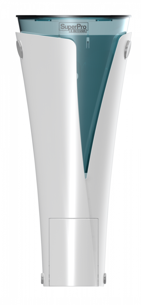 SuperPro Portugal | SuperPro Portugal SuperPro Portugal SUPORTE PLASTICO P SABONETE LIQUIDO VISION SUPORTE PLASTICO P SABONETE LIQUIDO VISION SUPORTE PLASTICO P SABONETE LIQUIDO VISION A nova linha de dispensadores SuperPro Bettanin traz produtos elegantes, modernos, e de qualidade. Robustos, possuem maior durabilidade, tendo como diferencial o design presente nas formas e nas cores. A linha Vision Pro dispõe de um visor transparente que facilita a identificação do momento da substituição do refil, garantindo uma reposição rápida e eficaz. FICHA TÉCNICA DUN 17908057011584 EAN 7908057011587 Quantidade por caixa 4 peças Peso 1,6kg Volume 0,017m³ Dimensões caixa master 270 x 217 x 292mm Peso embalagem individual 0,350kg Dimensões embalagem individual 128 x 105 x 285mm Cores Cinza e Azul Matéria-Prima Polipropileno e Pigmento Peso 0,265kg Capacidade 750ml Dimensões do produto 120 x 96 x 279mm Referência SP9742 | 150 Dispensador de sabonete líquido Vision, branco com visor azul transparente, SuperPro Bettanin, referência SP9742